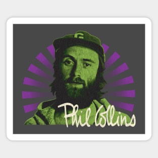 Phil Collins Youth Fan Art Design Vintage Look Magnet